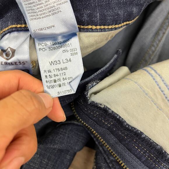 Levi's Women's 315 Shaping Bootcut Stellar Stretch Blue Jeans Size W33 L34 - Picture 10 of 11